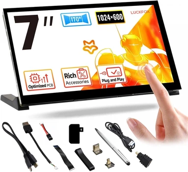 Монитор портативный сенсорный 7" LUCKFOX 7-HD-Touchscreen IPS 60 Гц