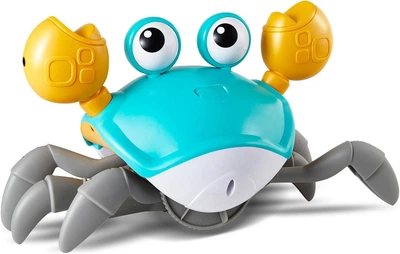 Интерактивная игрушка краб с музыкой и 3 режимами скорости
