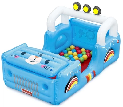 Игровой центр Bestway Fisher-Price Надувная машина с мячиками 117 x 76 x 61 см 93577 (6941607393116)