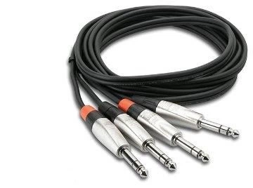 Kabel Hosa Pro 2 x TRS 6.35 mm - 2 x TRS 3 m (728736051355)