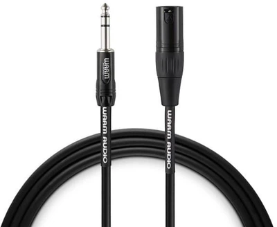 Kabel Interconnect Warm Audio Premier XLR - TRS 0.9 m (850016400468)