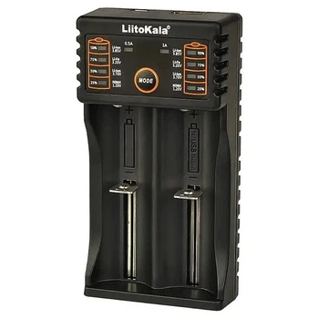 Зарядное устройство LiitoKala Lii-202 1.2V/3.7V/3.2V/3.85V 21700 18650 14500