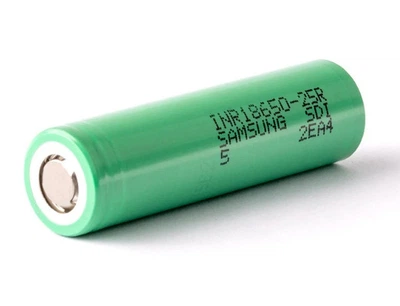 Аккумулятор 18650 25RM Samsung Li-Ion 2500 mAh 3,7V зеленый