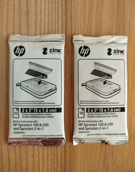 Фотопапір / Фотоплівка HP Sprocket ZINK Paper для миттєвої друку 2x3 дюйма 20 аркушів