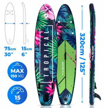 Надувна SUP дошка для плавання 320 СМ з сидінням THUNDER