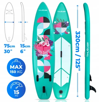 Надувна SUP дошка 320CM з надувним сидінням, веслом Thunder