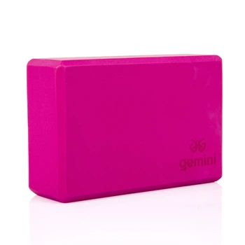Блок для йоги Gemini Pro 1 шт Розовый йога блок-кирпич для пилатеса (GBK-1003)