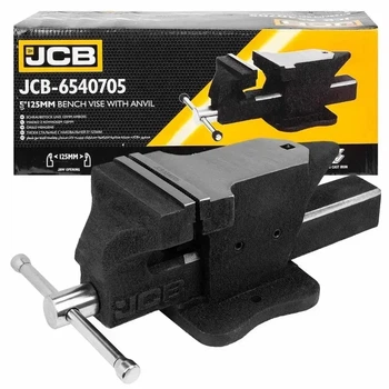 Тиски стальные с наковальней и трубным зажимом JCB 125 мм (5") JCB-6540705