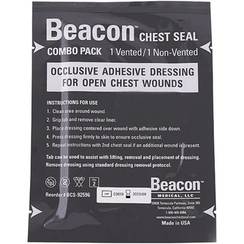 Окклюзионная повязка Beacon Chest Seal Combo Pack (вентилируемая + невентилируемая)