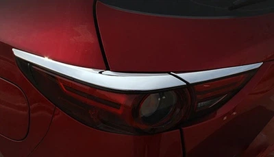 Mazda CX-5 2017+ накладки хром на задние фонари верхние L2024