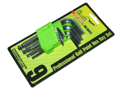 Набор шестигранников 9 пр. с шар. 1.5-10mm V02481