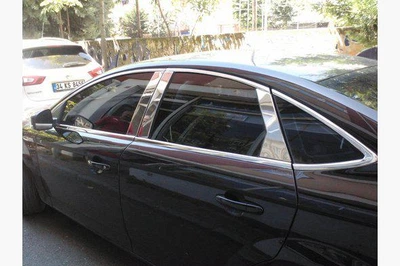 Накладки на стойки дверей Ford Mondeo 2008-2013 6шт Автомобильные декоративные накладки на авто АМ0036622