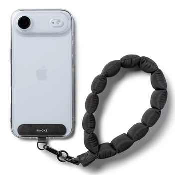 Кільце-тримач Ringke Holder & Puffer Hand Strap Calm Black (8800328813809)