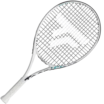 Тенісна ракетка Tecnifibre Tempo 24 біла для дітей легка юніорська ракетка з чохлом