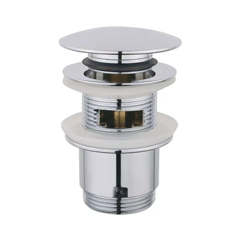 Донный клапан Wezer 1 1/4" для раковины, хром (WHR -101Y)