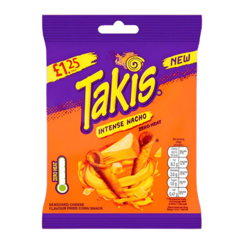 Чипсы Takis Intense Nacho Seasoned Cheese 55g