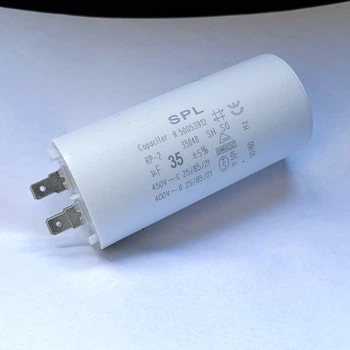 Конденсатор рабочий 35mF/450 V SPL (клемма)