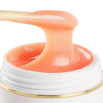 Гель для наращивания ногтей Shimmer blush cream, 15 мл (Арт. 476)