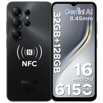 スマートフォン本体 DOOGEE Note56X Pro 128GB/32GB Смартфон DOOGEE Note 56X Pro 32/128GB, Android 16, NFC, 6150 мАг