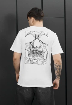 Мужская Футболка Стаф С Принтом Череп Хлопковая Уникальная Staff Skull XS (384949)