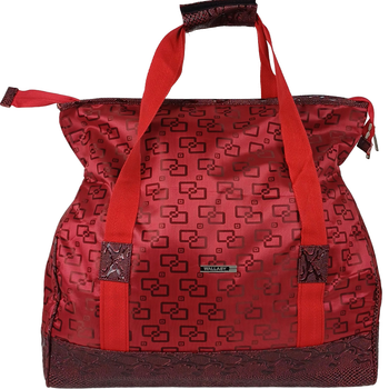 Дорожная сумка саквояж 25L Wallaby красная квадраты (385528)