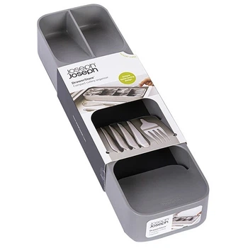 Органайзер для столовых приборов Joseph Joseph DrawerStore Grey 85119 (01000590)