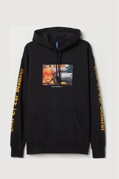 Худі чоловіче чорний H&M L (0551045)