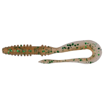 Силикон рыболовный Keitech Mad Wag Mini 2.5 (12 шт/уп) кea02 peach green flk. (1551.07.44)