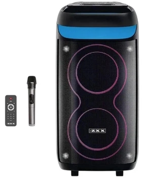 Аккумуляторная акустическая колонка ZXX-6520 с Bluetooth 1 микрофон и пульт 80 Вт