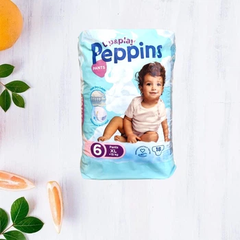 Підгузки-трусики Peppins Up&Play 6 15+кг 18шт