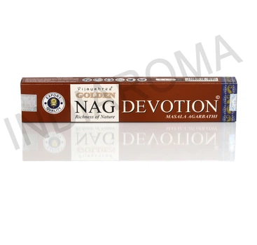 Аромапалочки, благовония Верность / DEVOTION ( Vijayshree, Golden NAG ) Голден Наг, 15 грам (уп. - 15 палочек)