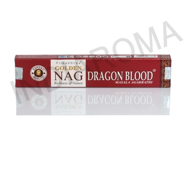 Аромапалочки, благовония Кровь дракона / DRAGON BLOOD ( Vijayshree, Golden NAG ) Голден Наг, 15 грам (уп. - 15 палочек)