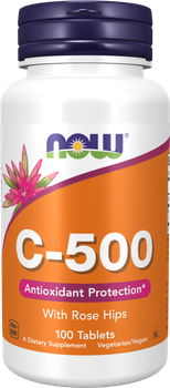 Дієтична добавка Now Foods Вітамін C-500 100 таблеток (733739006707)