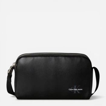 Сумка крос-боді через плече чоловіча маленька Calvin Klein 4G3028G-UB1(Black) Чорна (198294090521)