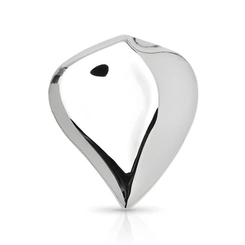 Брошь из стали BROCHE бижутерия Модерн Точка опоры серебристая BRBF115385