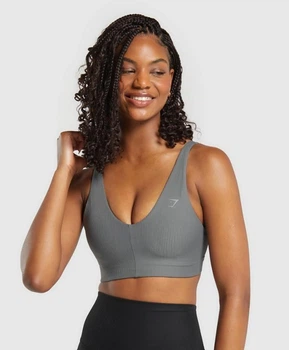 Спортивный топ для фитнеса женский Gymshark 194799 S Бордо (2200005144510)