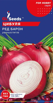 Насіння Цибулі Ред Барон (1г), For Hobby, TM GL Seeds