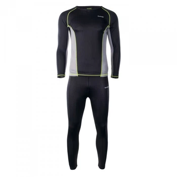 Комплект термобілизни KAMO SET Hi-Tec KAMO SET-BLK/FRST GRA/LIM PNCH M Чорний Сірий Жовтий (5902786070169)