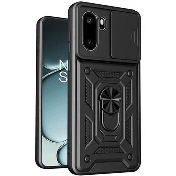 Чехол с защитой камеры Deexe Armor Shield для OnePlus 15R - Black