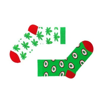 Высокие носки SOX 27-0075 36-40 цвет зелёный