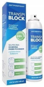 Дезодорант Zdrovit Transpiblock Deo 48h 150 мл (5907813187384)