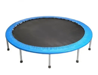 Батут спортивный Tilly BT-RJ-0033 диаметром 152 см (60"), на пружинах, до 100 кг, 10 ножек, для дома и улицы.