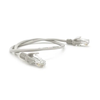 Патч-корд літій RITAR, CCA, UTP, RJ45, Cat.5e, 0,3m, сірий Q710
