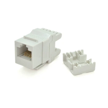 Модуль вузький Keystone Jack RJ-45 кат.6 UTP, 17,2 мм, Q100