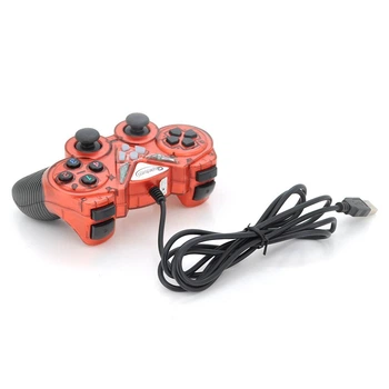 Геймпад проводной для ПК USB-908 USB 2.0 Double Shock (Red), Blister (UG-3328)