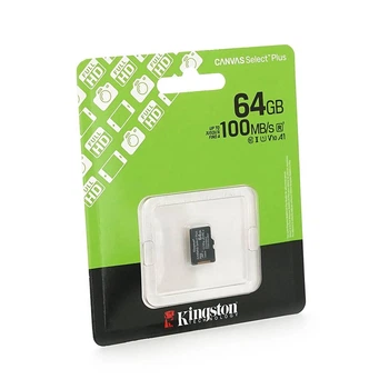 Карта пам'яті Kingston Canvas microSDHC Class 10 UHS-I, 64GB
