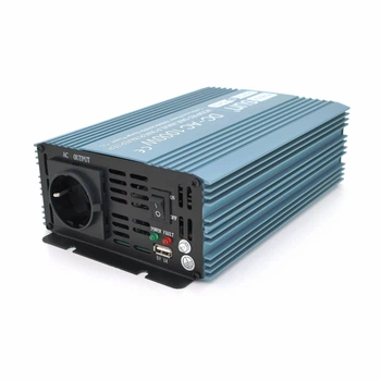 Інвертор напруги Mexxsun MXS-1000, 24V/220V, 1000W з модифікованою синусоїдою, 1 Shuko, клемні дроти, Q4 (UG-29226)