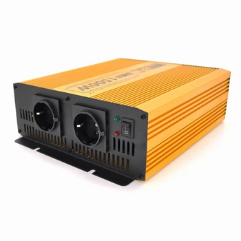 Інвертор напруги Mexxsun MXSPSW-1500, 12V/220V, 1500W з правільною синусоїдою, 2 Shuko, клемні дроти, Q4 (UG-29180)