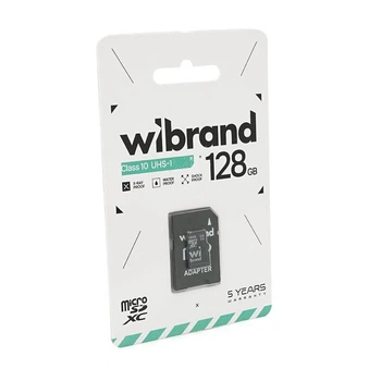 Карта пам'яті Wibrand microSDHC Class 10 UHS-I, 128GB