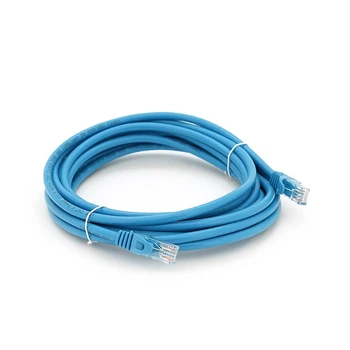 Патч-корд літій RITAR, UTP, RJ45, Cat.6, 5m, синій, Cu (мідь) Q150